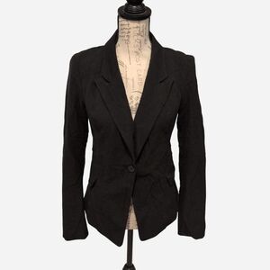 New York & Co Black Stretch Blazer Size 4